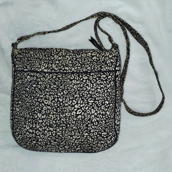 Vera Bradley Double Zip Mailbag Crossbody Retired Print Camo Cat - Picture 3 of 16